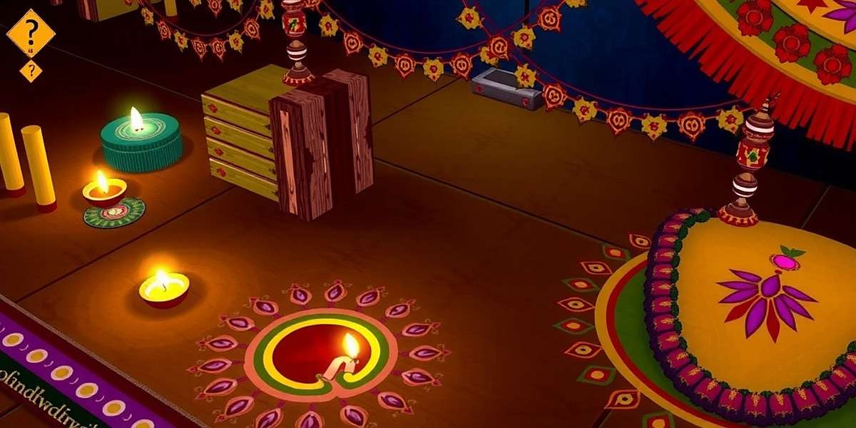 Tamarind Trek Indian Path - Diwali Festival Event Tamarind Trek Indian Path Diwali event screenshot showing colorful rangoli designs, lit diyas, and festive decorations