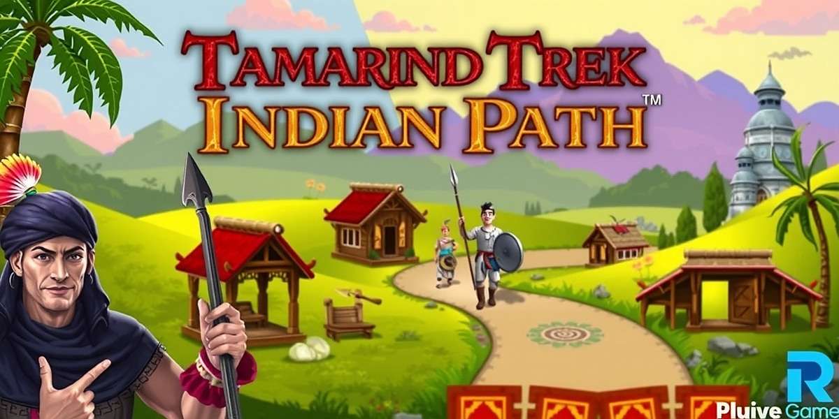 Tamarind Trek Indian Path - Official Game Cover Tamarind Trek Indian Path game cover featuring Indian landscape with traditional elements and game characters